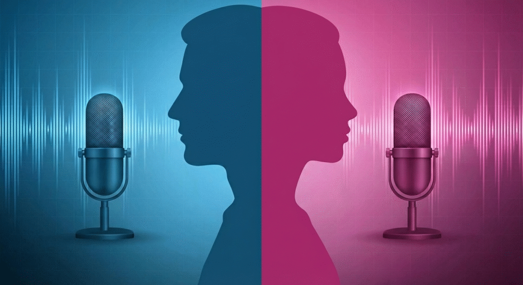 Male vs Female Voiceover: What Works Best for Your Message?